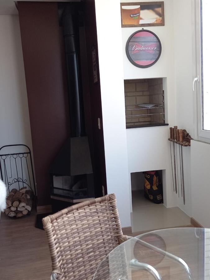 Gramado - Apartamento Aconchegante Com Lareira E Churrasqueira Экстерьер фото